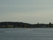 Halbinsel Lieper Winkel: Auf dem Achterwasser.