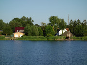 Maritimes Usedom: Bootshuser am Nepperminer See.