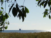 Zwischen Usedom und Ruden: Knstliche Insel im Greifswalder Bodden.