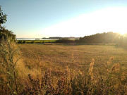 ckeritz: Blick auf Achterwasser und Loddiner Hft.