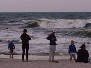 Foto vom Meer: Ein Urlaub auf Usedom geht zuende.