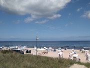 Ruhe am Morgen: Ostseestrand des Seebades ckeritz.