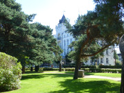 Ostseebad Zinnowitz auf Usedom: Strandpromenade und Villen.