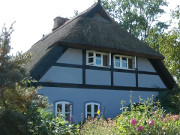 Liebevoll saniert: Bauernhaus in Quilitz.