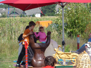 Karussell auf dem Loddiner Festplatz: Spaß für Kinder.