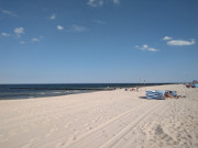 Fast einsam: Sptsommer am Ostseestrand zwischen Koserow und Zempin.