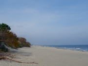 Einsam: Ostseestrand von Zinnowitz am Nachmittag.