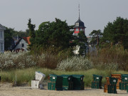 An der Strandpromenade: Bdervillen in Zinnowitz.