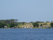 Bootshuser am Nepperminer See: Hinterland der Insel Usedom.