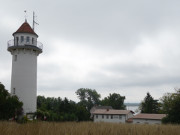 Lotsenturm am Peenestrom: Mnchow auf dem Usedomer Winkel.