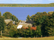 Herbstfarben am Schmollensee: Sellin im Usedomer Hinterland.