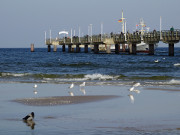 Usedomer Kaiserbder: Ostseestrand von Ahlbeck.