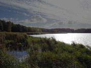 Sonnenfleck: Der Klpinsee bei Stubbenfelde.