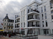 Kaiserbad Bansin auf Usedom: Hotelneubau an der Strandpromenade.
