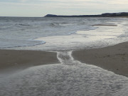 Streckelsberg im Hintergrund: Ostseestrand des Usedomer Nordens.