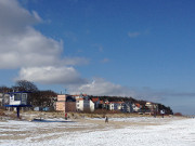 Zeitweise prachtvolles Wetter im Ostseebad Bansin.