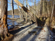 Zweiter Sandstrand: Wolgastsee im Hinterland der Kaiserbder.