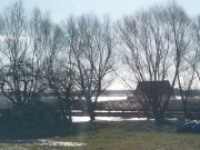 Winterlandschaft: Usedomer Halbinsel Lieper Winkel.