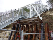 Treppe am Streckelsberg: Weg auf den Usedomer Ostseestrand.