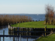 Heimkehr vom Achterwasser: Hafen des Seebades Loddin.