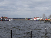 Ostseebad Karlshagen auf Usedom: Hafen am Peenestrom.