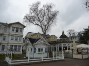 Biergarten: An der Strandpromenade von Heringsdorf.