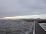 Dunkle Wolken: Blick herber zum Loddiner Hft.