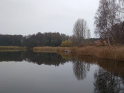 Reflexionen: Mrzwetter im Seebad Loddin.