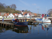 Fischerhafen am Haff: Kamminke im Usedomer Haffland.