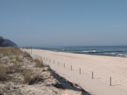 Blick zum Streckelsberg: Ostseestrand von Klpinsee.