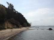 Sandstrand am Peenestrom: Idyll am Weien Berg.