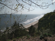 Ostseestrand von Klpinsee: Blick vom Streckelsberg.