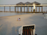 Den Abend am Meer genieen: Ostseebad Heringsdorf.