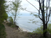 Auf der Steilkste: Wanderweg vom Ostseebad Bansin.