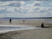 Breiter Sandstrand: Ostseebad Karlshagen im Usedomer Norden.