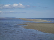 Blick nach Norden: Usedoms Nachbarinsel Rgen.