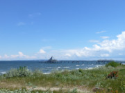 Kaiserbad Heringsdorf auf Usedom: Seebrcke und Ostsee.