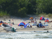 Ostseestrand zum Langen Berg: Pfingsten in Bansin.