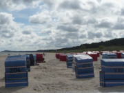 Wenig Betrieb: Trassenheider Ostseestrand am Vormittag.