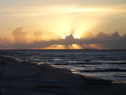 Die lngsten Tage: Sonnenuntergang ber der Ostsee.