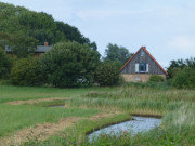 Am Ende der Welt: Ferienhaus am Hafen von Stolpe.