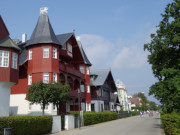 Strandpromenade: Bderarchitektur in den Usedomer Kaiserbdern.