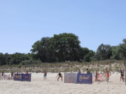 Sport im Urlaub: Volleyballturnier zwischen Koserow und Zempin.