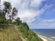 Blick in Richtung Klpinsee: Ostseestrand von Usedom.