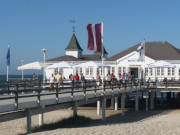 Wahrzeichen der Insel Usedom: Seebrcke von Ahlbeck.