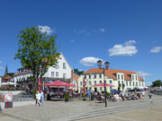 latz an der Langen Strae: Insel im Malchower See.