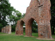 Klosterruine von Eldena: Sehr frhe Backsteingotik.