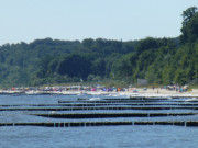 Belebt: Ostseestrand von Klpinsee auf Usedom.