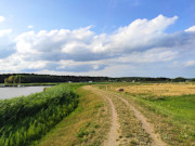 Farben des Sptsommers: An der Melle bei Loddin.