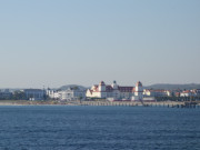 Mondnes Ostseebad auf Rgen: Strandpromenade von Binz.